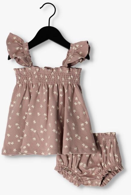 Lila QUINCY MAE  SMOCKED JERSEY DRESS - large