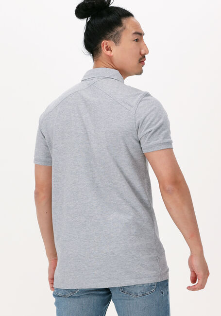 Graue CAST IRON Polo-Shirt SHORT SLEEVE POLO ORGANIC COTTON PIQUE ESSENTIAL - large