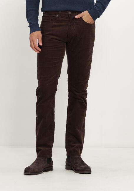 Braune PIERRE CARDIN Slim fit jeans PC-LYON - large