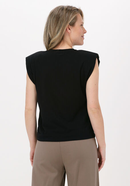 Schwarze OBJECT T-shirt OBJSTEPHANIE JEANETTE S/S TOP - large
