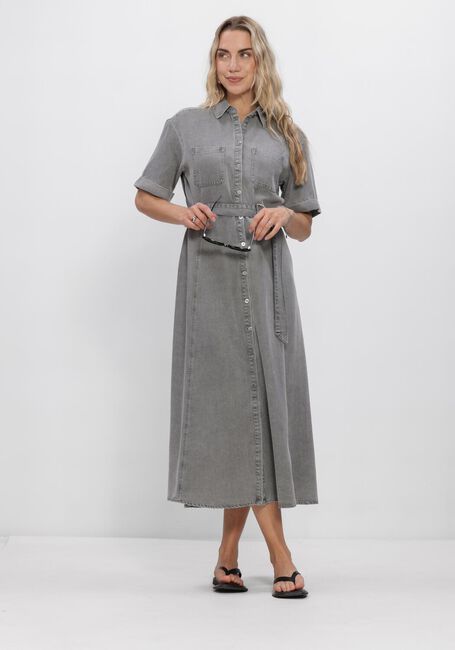 Graue FREEBIRD Kleider DNM-TENCELL-BLACK-26-1 - large