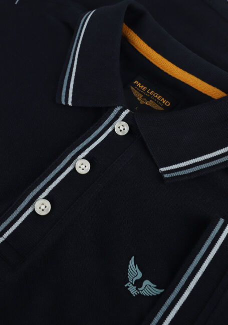 Dunkelblau PME LEGEND Polo-Shirt SHORT SLEEVE POLO STRETCH PIQUE - large