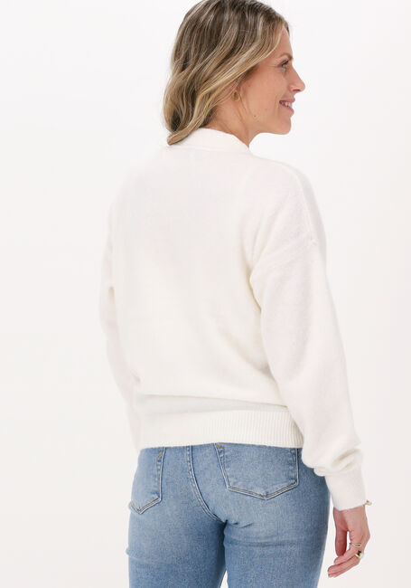 Ecru TOMMY HILFIGER Strickjacke ALPACA SHORT V-NK CARDIGAN - large