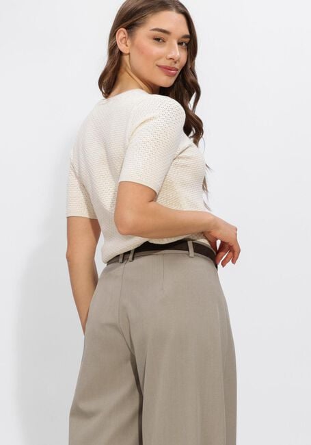 Creme SELECTED WOMEN Pullover SLFHELLE 2/4 KNIT O-NECK - large