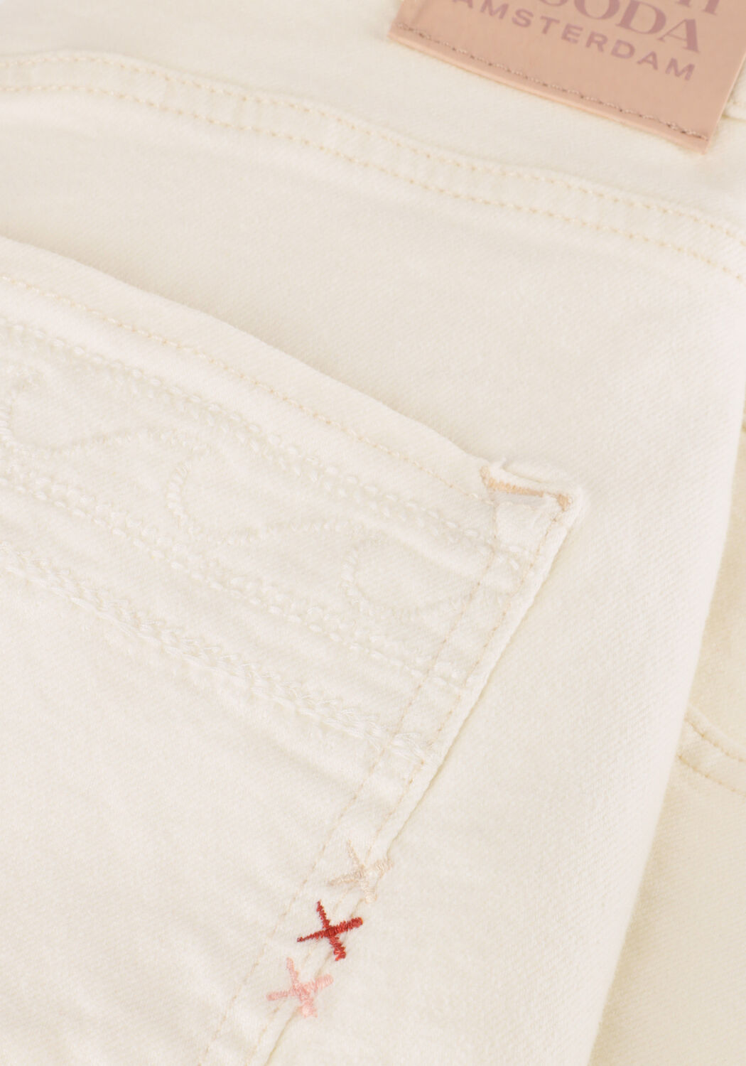 Wei&szlig;e SCOTCH & SODA Jeans THE RAY 5 POCKET LOW RISE DENIM SHORT - large