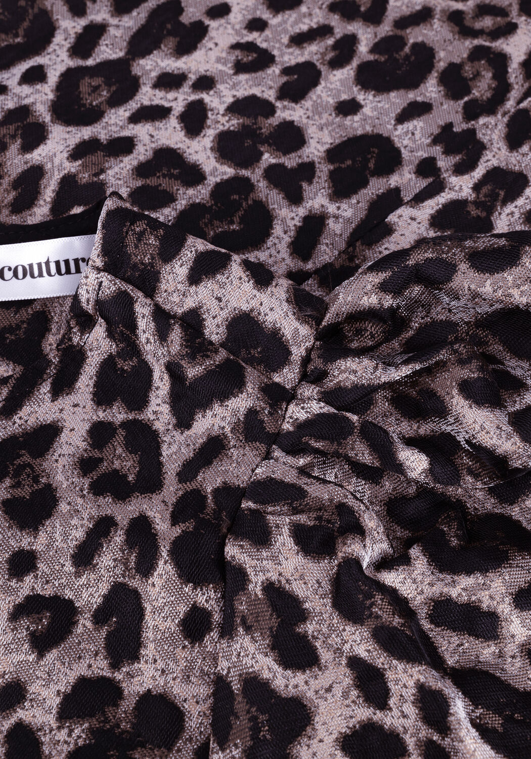 Braune CO'COUTURE Minikleid YOYO ANIMAL DRESS - large