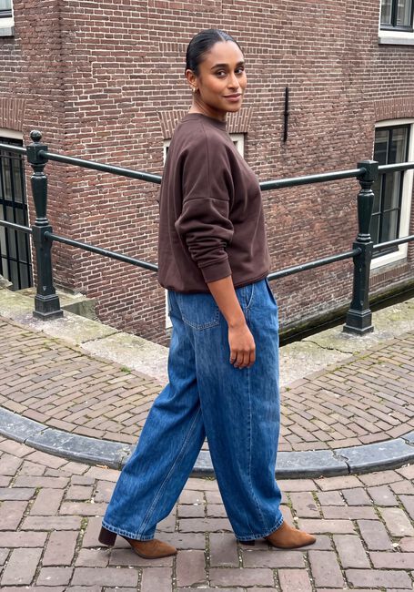 Braune EST'SEVEN Sweatshirt MONCHOU 26 - large