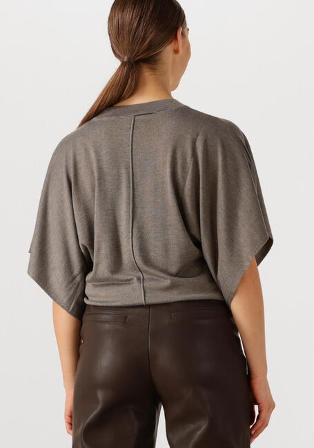 Taupe EST'SEVEN Pullover SUZETTE NOLITA - large