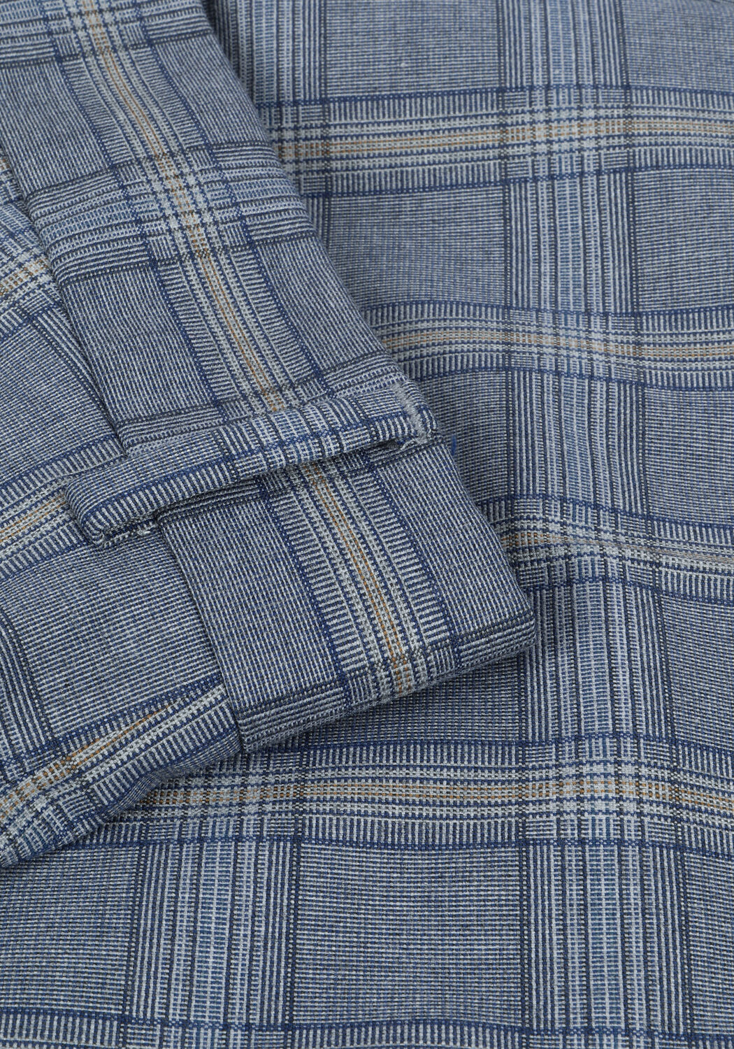 Hellblau SELECTED MEN Hose SLHLIM-TIMELOGAN BLU SND CHK TRS - large