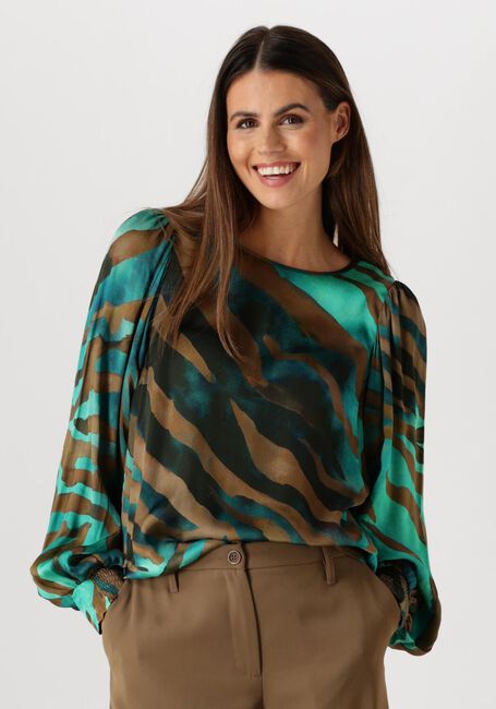 Blaue SUMMUM Top TOP PAINTED TIGER - large