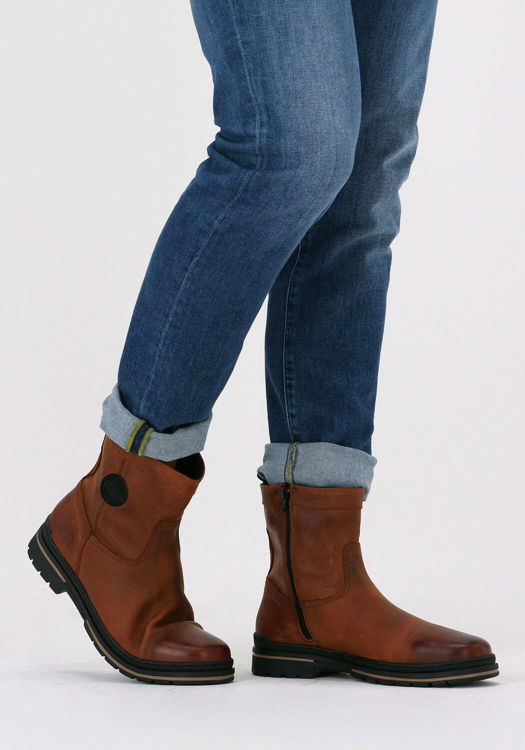 Cognacfarbene PME LEGEND Ankle Boots FAIRSKY - large