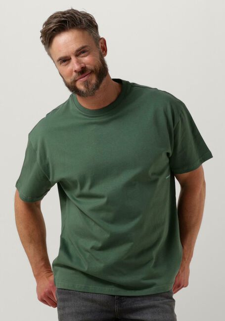 Dunkelgrün PUREWHITE T-shirt TSHIRT WITH SMALL LOGO AT SIDE AND BIG BACK EMBROIDERY - large