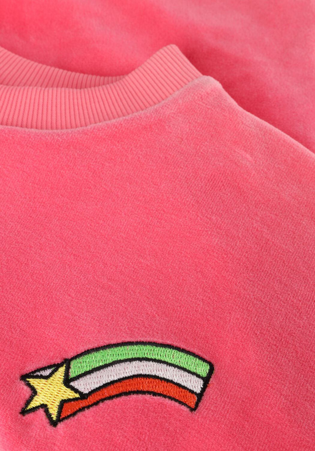 Rosane CARLIJNQ T-shirt BASIC - CROPPED SHIRT WITH EMBROIDERY - large