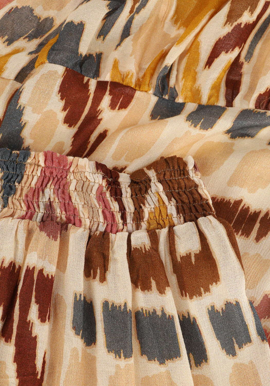 Mehrfarbige/Bunte LOUIZON Maxirock FATEN JUPE - large