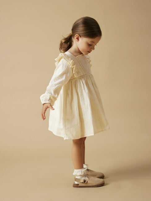 Beige LIL' ATELIER Minikleid NMFROSO LS DRESS LIL - large
