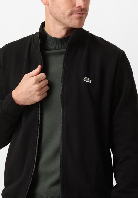 Schwarze LACOSTE Strickjacke 1HS1 MENS SWEAT ZIP - large