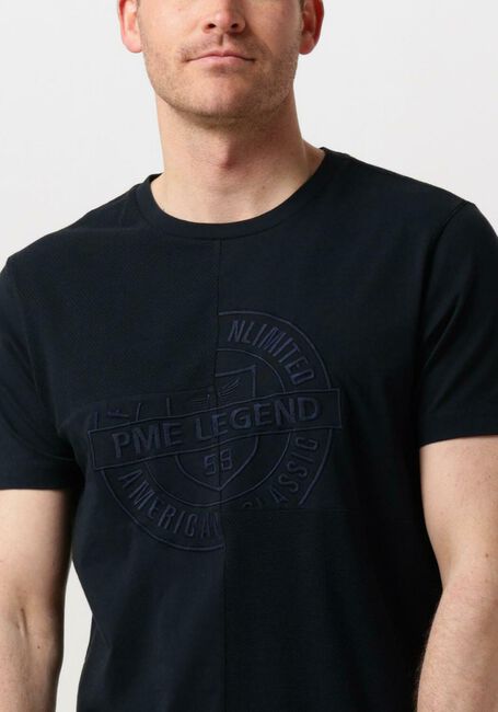 Blaue PME LEGEND T-shirt SHORT SLEEVE R-NECK PLAY MIX PIQUE - large