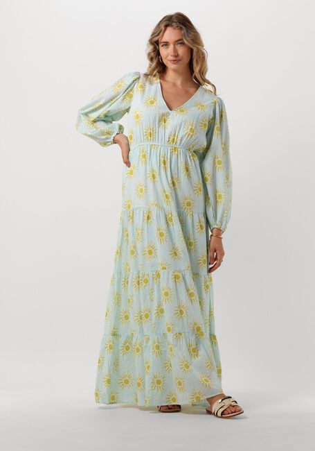 Hellblau OMODA ATELIER Maxikleid X KAE - large