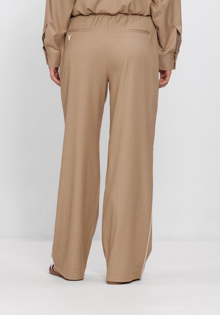 Camelfarbene ALIX THE LABEL Hosen LADIES WOVEN 2 TONE PANTS - large