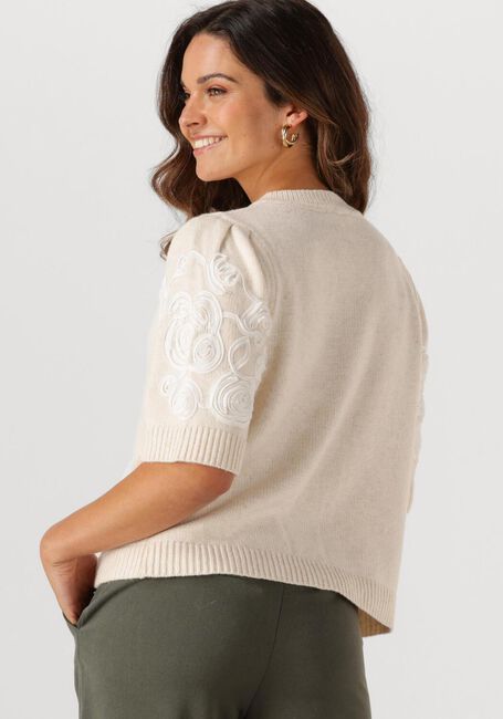 Ecru OBJECT Pullover OBJJANE 2/4 RE KNIT CARDIGAN - large