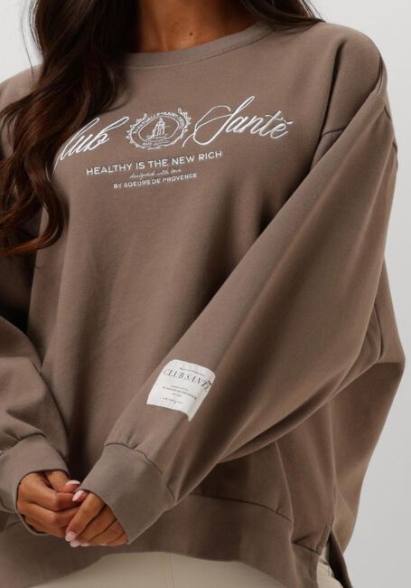 Taupe SOEURS DE PROVENCE Sweatshirt LAURE SWEATER - large