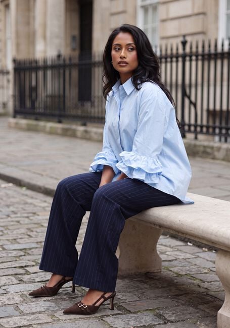 Hellblau CO'COUTURE Blusen HALENCC FLARE SHIRT - large