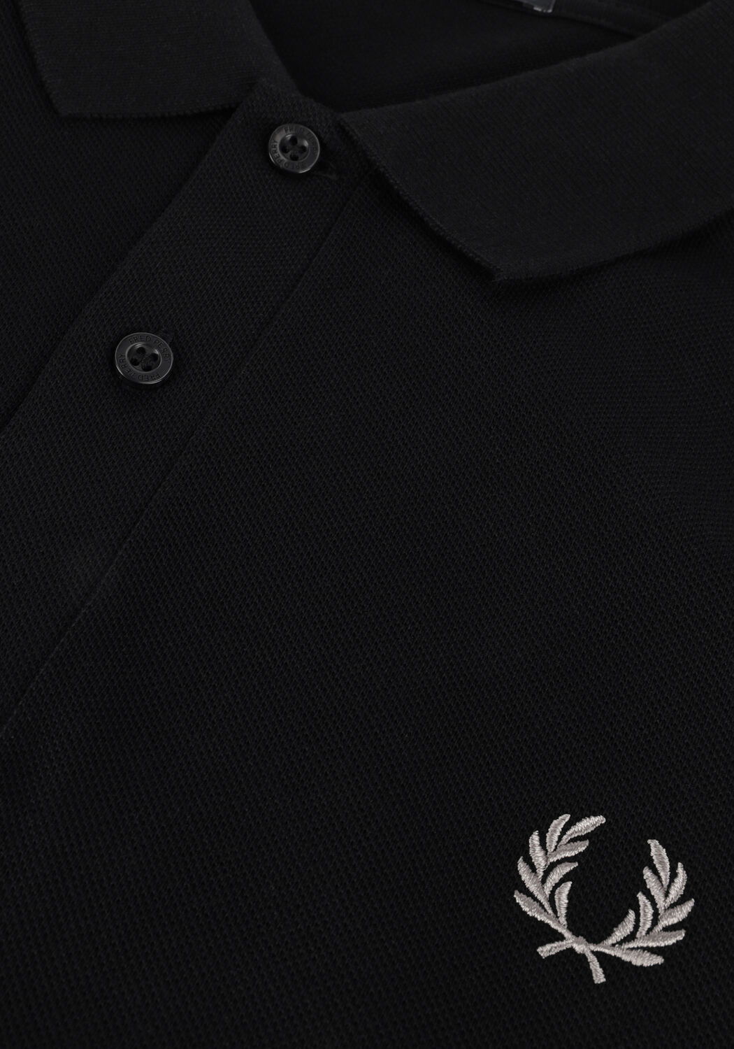 Schwarze FRED PERRY Polo-Shirt PLAIN FRED PERRY SHIRT - large