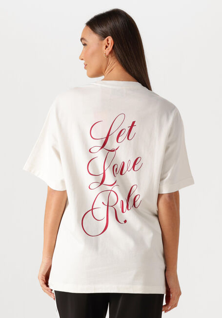 Ecru CATWALK JUNKIE Top OVERSIZED GRAPHIC TSHIRT - large