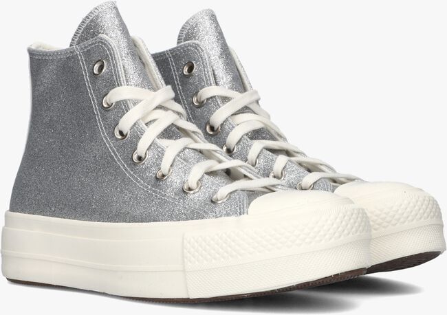 Silberne CONVERSE Sneaker high CHUCK TAYLOR ALL STAR LIFT - large