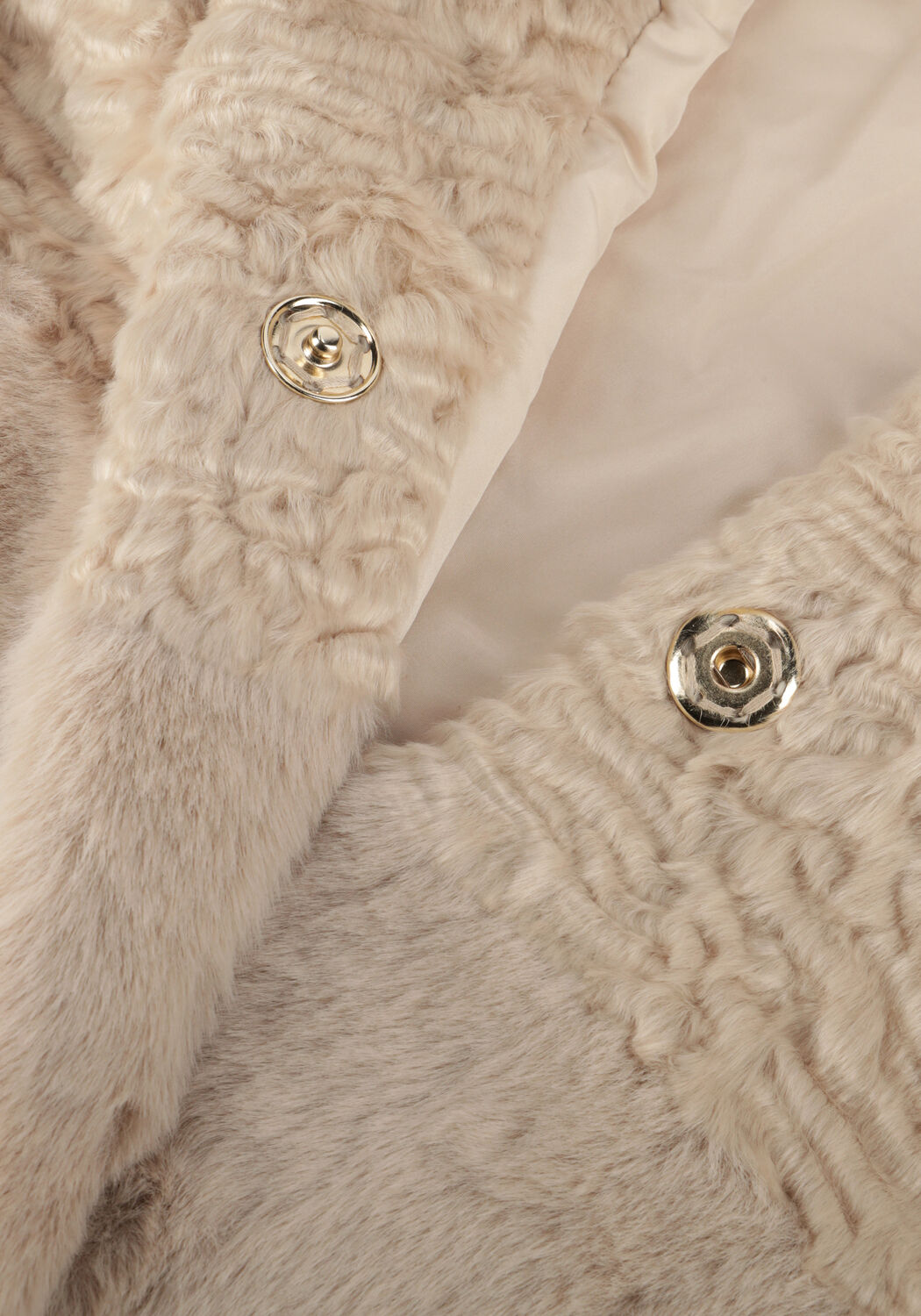 Beige FREEBIRD Fake-Fur-Jack OLISA - large