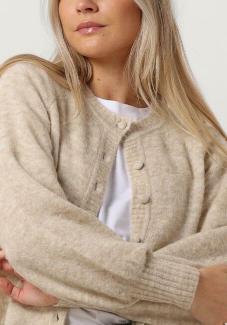 Beige MSCH COPENHAGEN Pullover MSCHZASHA HOPE CARDIGAN - large