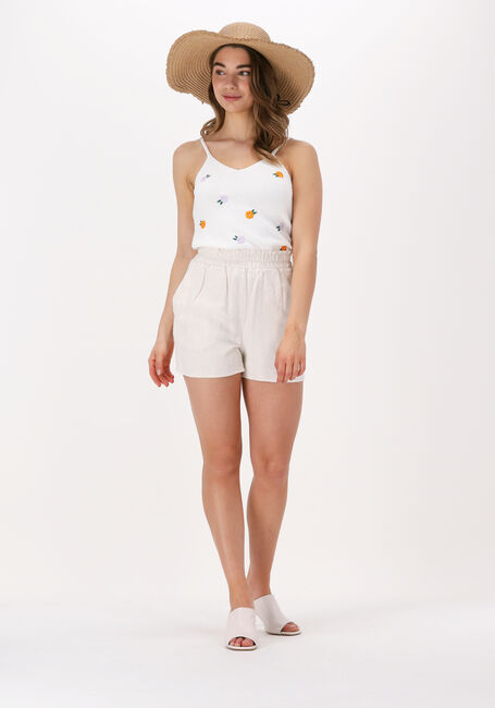 Beige Y.A.S. Kurze Hose YASVIGGI HW SHORTS - large