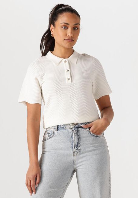 Nicht-gerade weiss NEO NOIR Top SOKO WAVE KNIT TEE - large