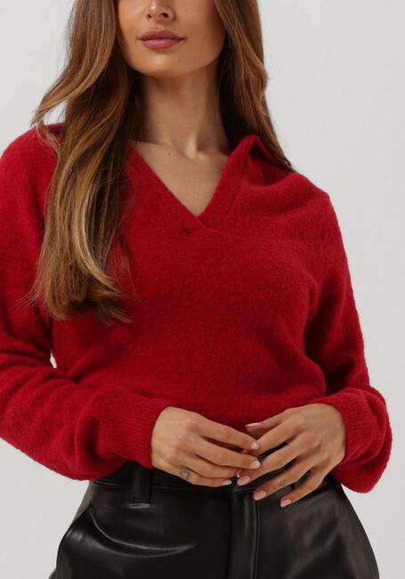 Rote VANILIA Pullover PROSECCO V DOLLAR KNIT - large