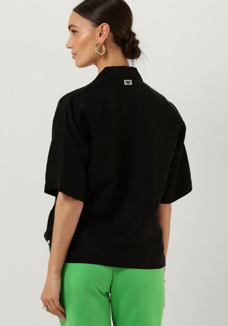 Schwarze SCOTCH & SODA Bluse CAMP SHIRT - large