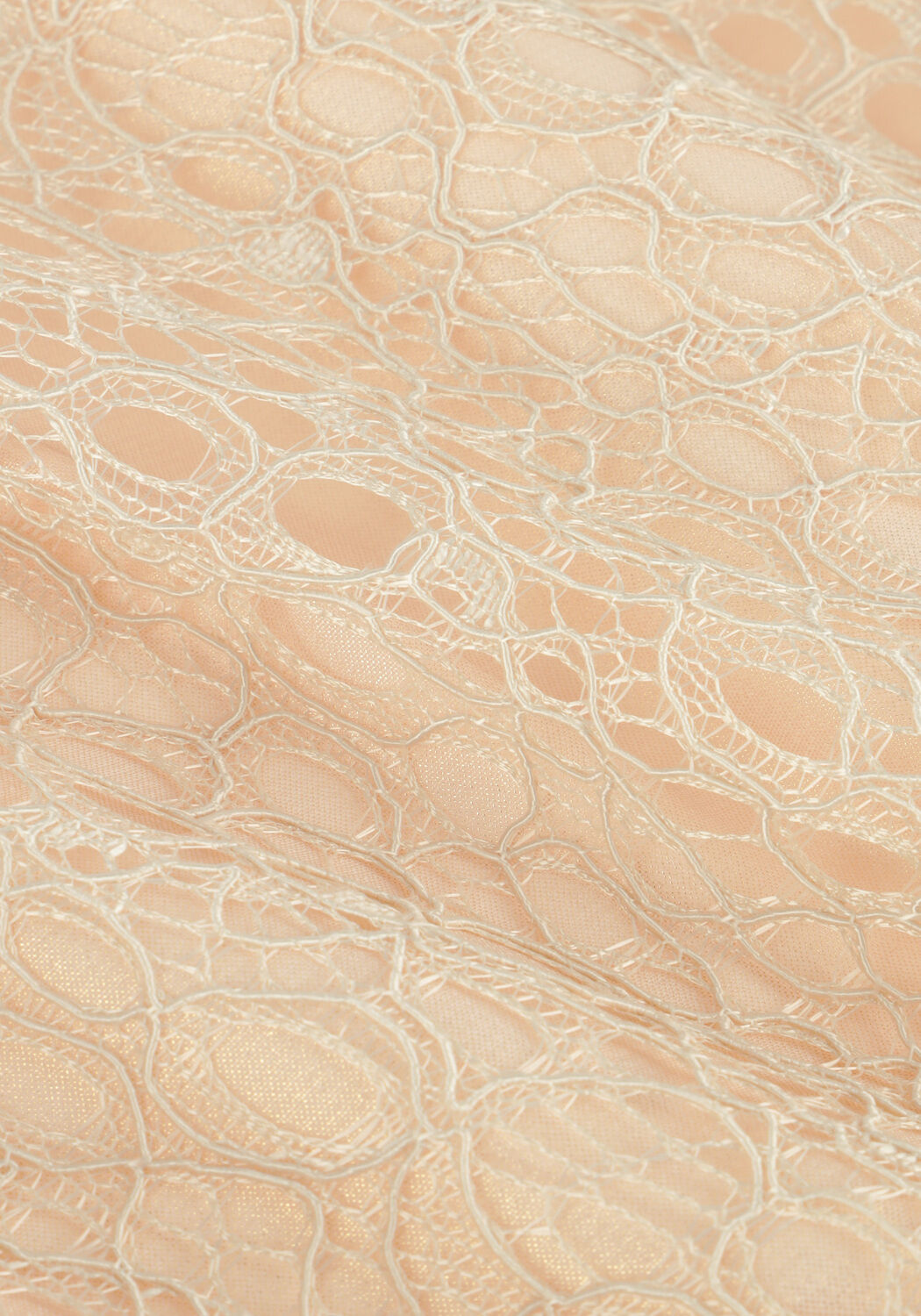 Ros&eacute;goldene NONO Blusen TIMMY GIRLS LACE BLOUSE LIGHT GOLD - large