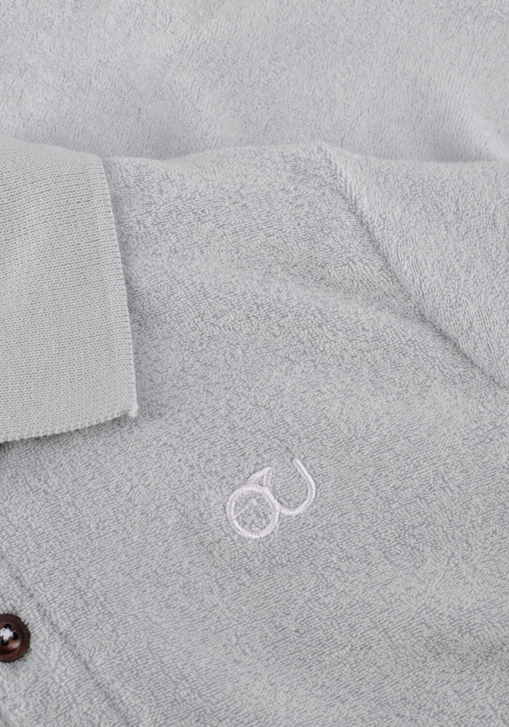 Hellgrau MR. LOUTRE Polo-Shirt NILS - large