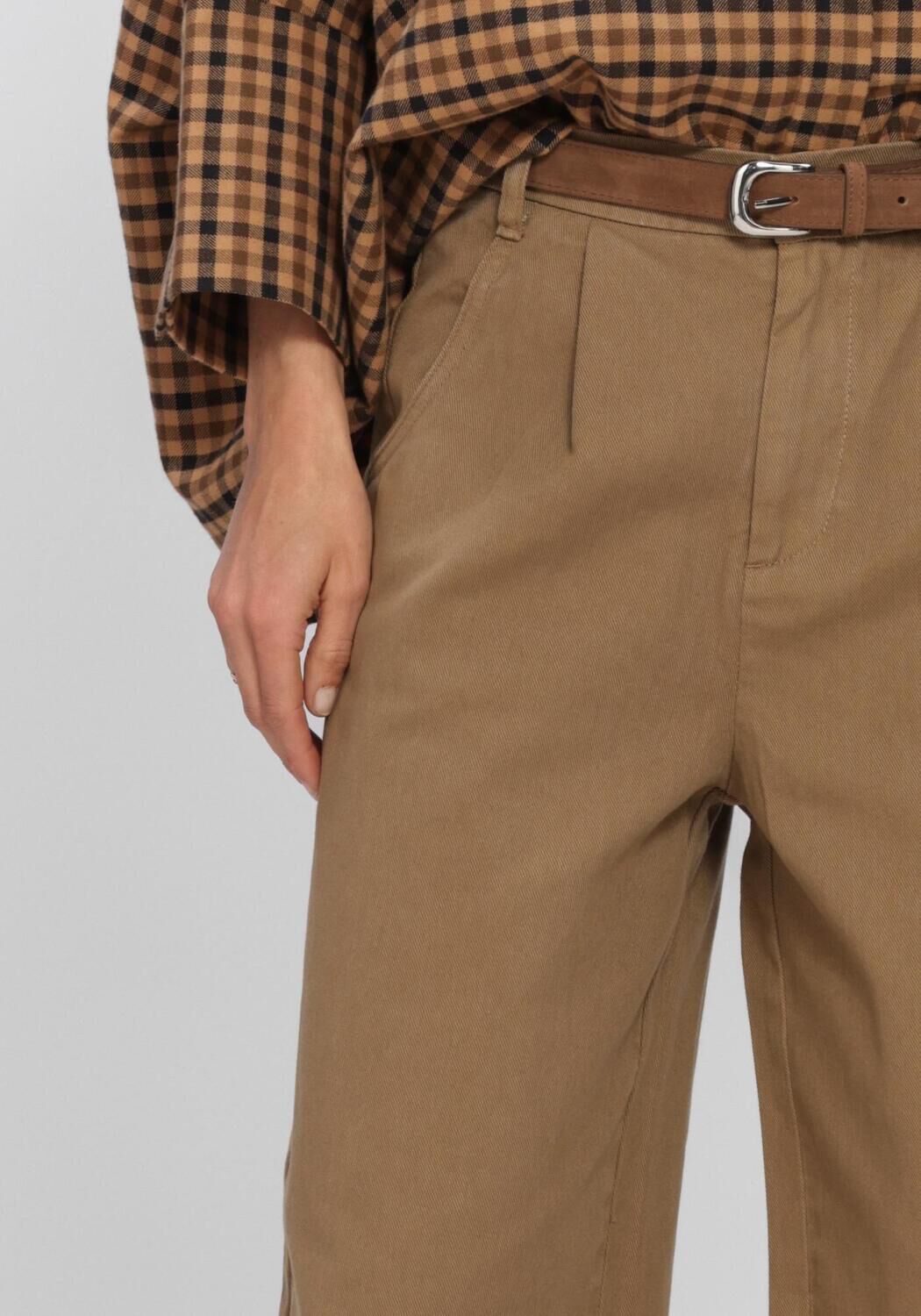 Camelfarbene WITHBLACK Wide jeans WBLSTEFFI HW WIDE PANT - large
