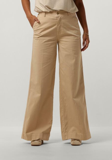 Braune SUMMUM Weite Hose PALAZZO PANTS BUTTER TENCEL TWILL - large