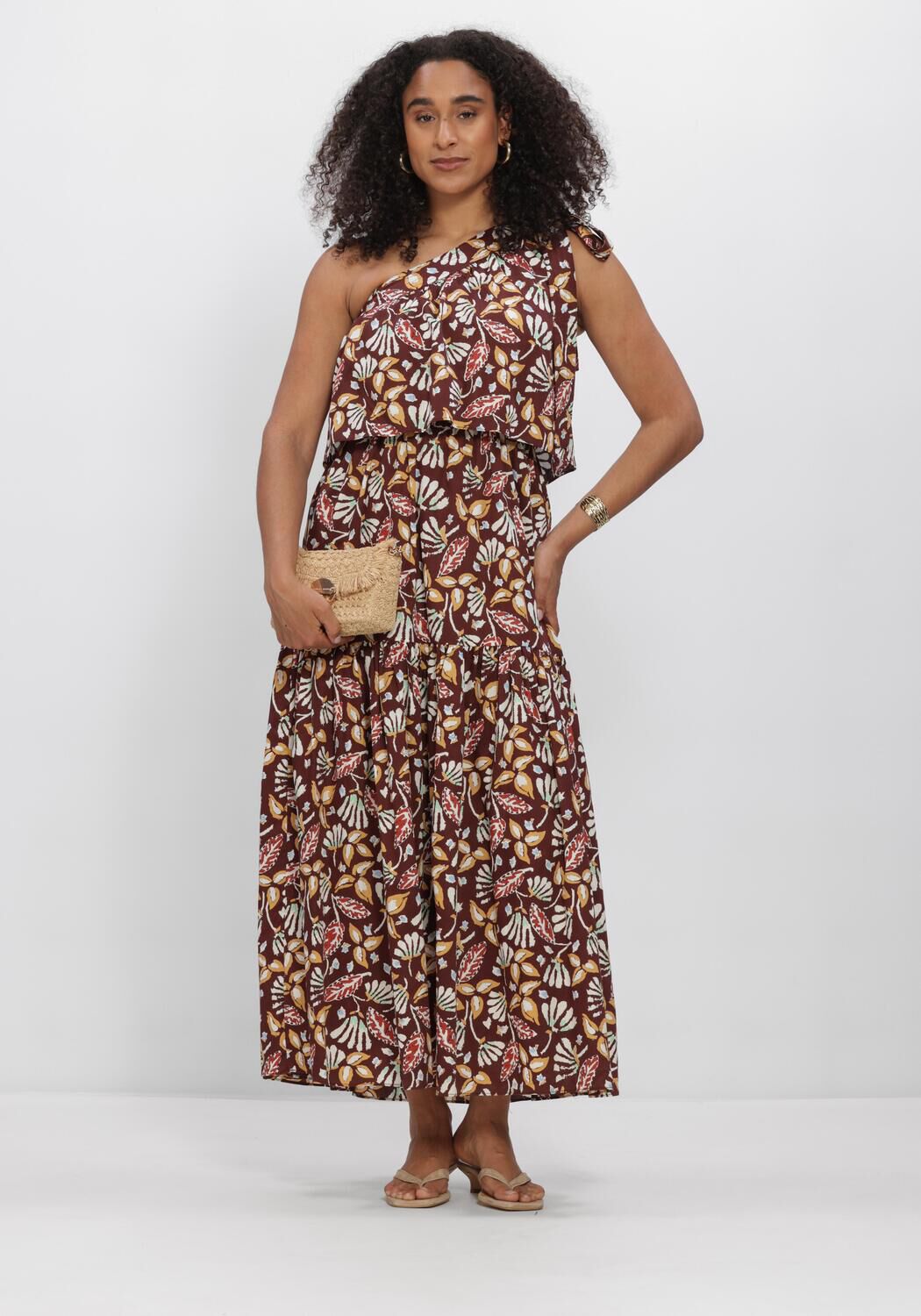 Braune VANESSA BRUNO Maxikleid CORA - large