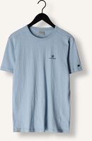 Hellblau CAST IRON T-shirt SHORT SLEEVE R-NECK COTTON SLUB Hellblau CAST IRON T-shirt SHORT SLEEVE R-NECK COTTON SLUB - medium