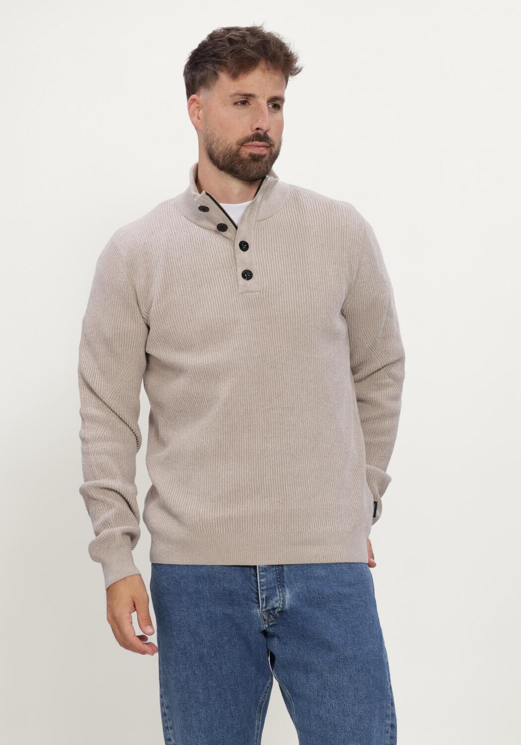 Beige SAINT STEVE Pullover LESLEY-S - large