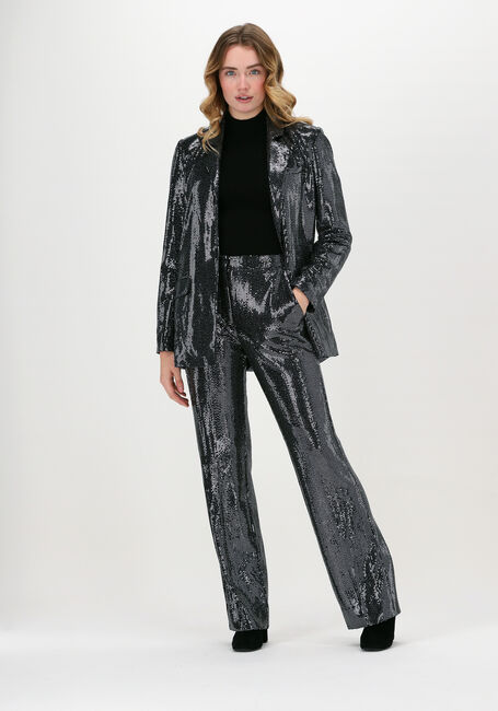 Silberne SECOND FEMALE Schlaghose FONTAINE NEW TROUSERS - large