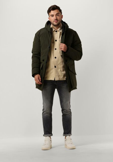 Grüne BUTCHER OF BLUE Wattierte Jack NELSON PARKA - large