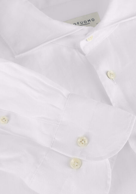 Weiße PROFUOMO Klassisches Oberhemd SHIRT X-CUTAWAY SC LINNEN - large
