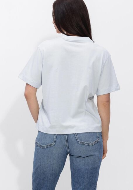 Hellblau CALVIN KLEIN T-shirt SS BOXY GRAPHIC T-SHIRT - large