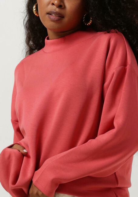 Rote MSCH COPENHAGEN Pullover MSCHPETUA IMA Q SWEATSHIRT - large