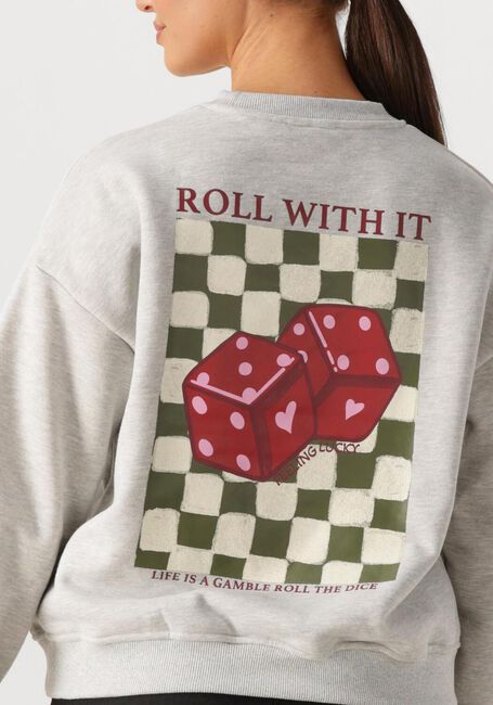 Hellgrau YDENCE Sweatshirt SWEATER ROLL WITH IT - large