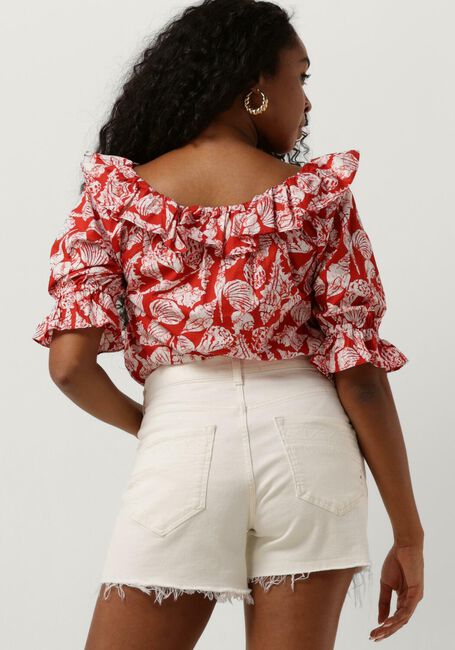 Rote SCOTCH & SODA Top OFF SHOULDER TOP WITH RUFFLESDA - large