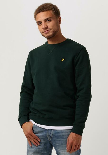 Grüne LYLE & SCOTT Pullover CREW NECK SWEATSHIRT - large
